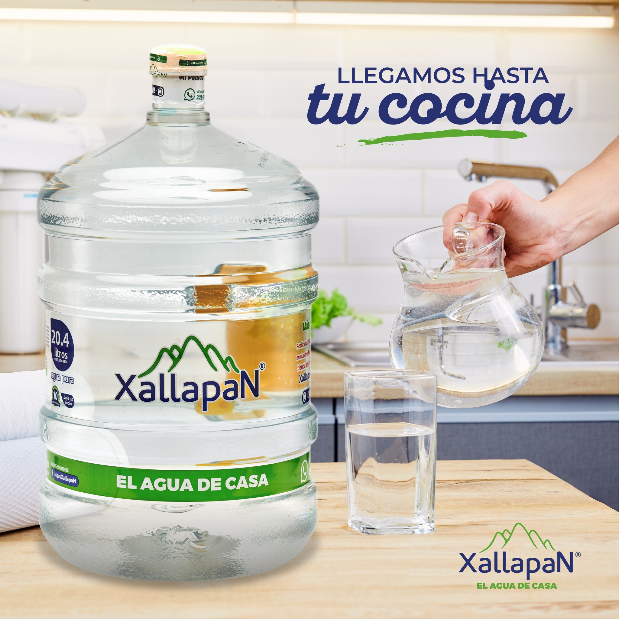 Agua XallapaN llegamos hasta tu cocina